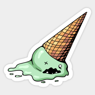 Ice Cream of the Living Dead Sticker